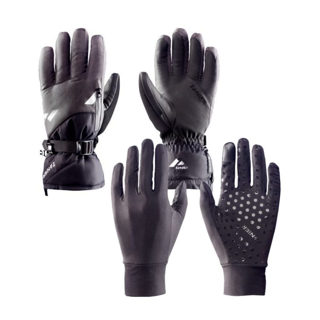Zanier Handschuh Modell RIDE.GTX mit separatem Innenhandschuh und Silikonprint. Perfekt für kalte Hände
